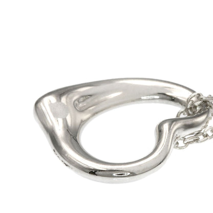 TIFFANY&Co. Open heart Necklace Silver Ladies [Used]