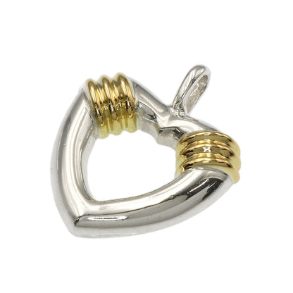 TIFFANY&Co. Heart Two-Tone Pendant top Silver 18K Yellow GoldLadies [Used]