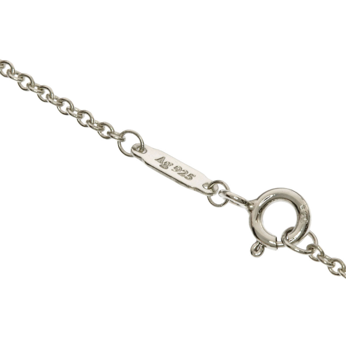 TIFFANY&Co. Interlocking Bracelet Silver rubet metalLadies [Used]