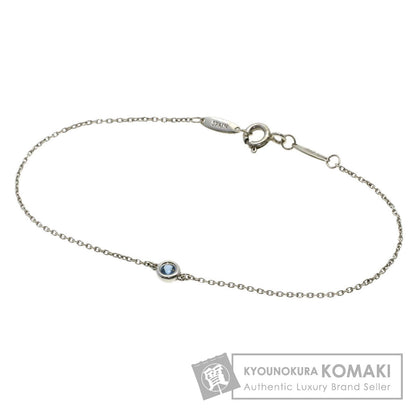 TIFFANY&Co. By The Yard Aquamarine Bracelet Silver Ladies [Used]
