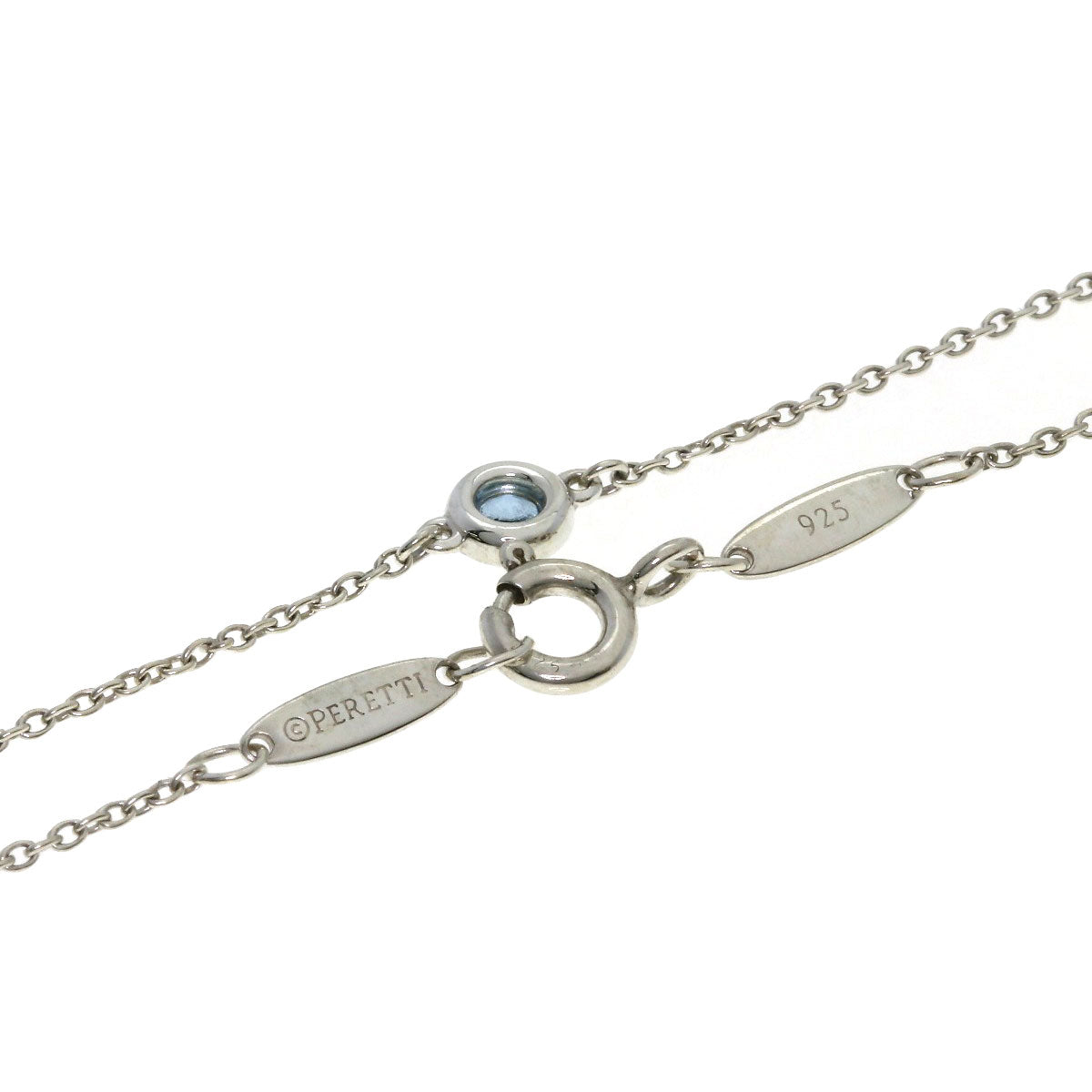 TIFFANY&Co. By The Yard Aquamarine Bracelet Silver Ladies [Used]