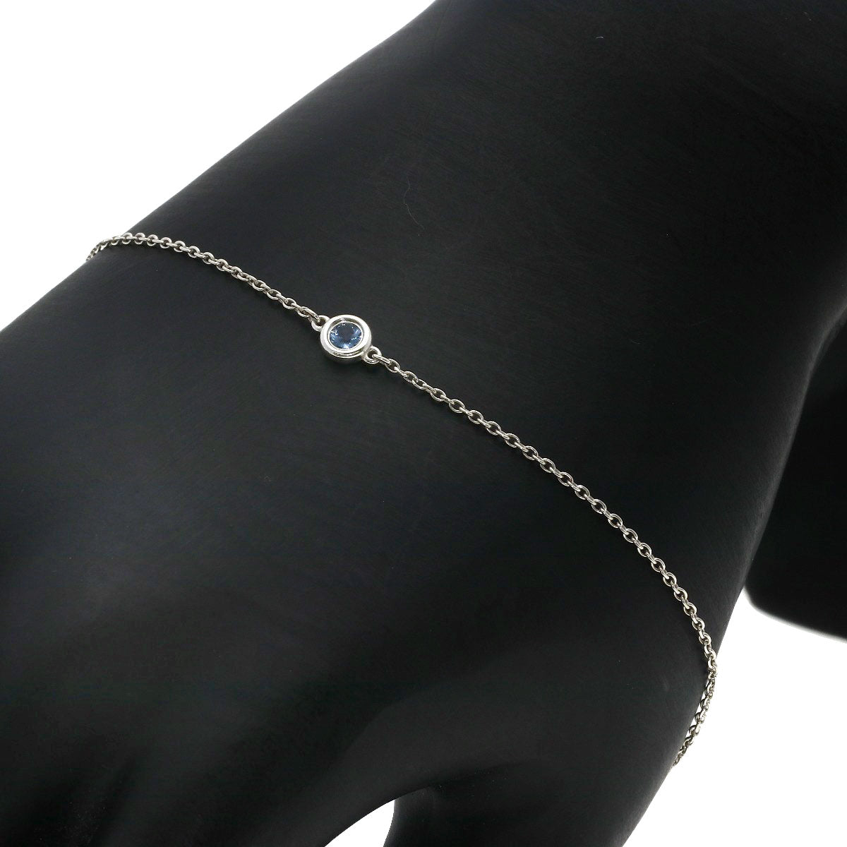 TIFFANY&Co. By The Yard Aquamarine Bracelet Silver Ladies [Used]