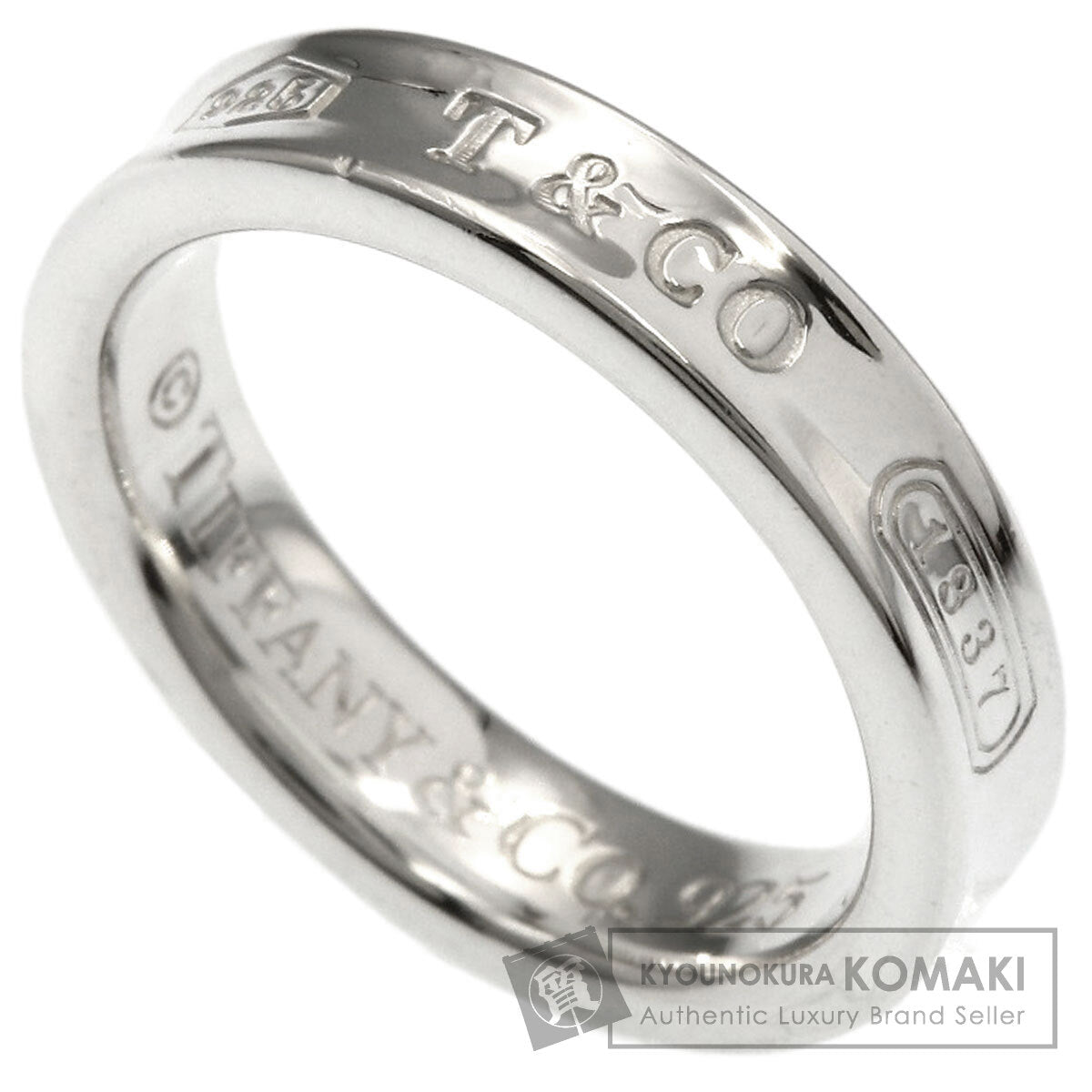 TIFFANY&Co. 1837 Narrow Ring Silver Ladies [Used]