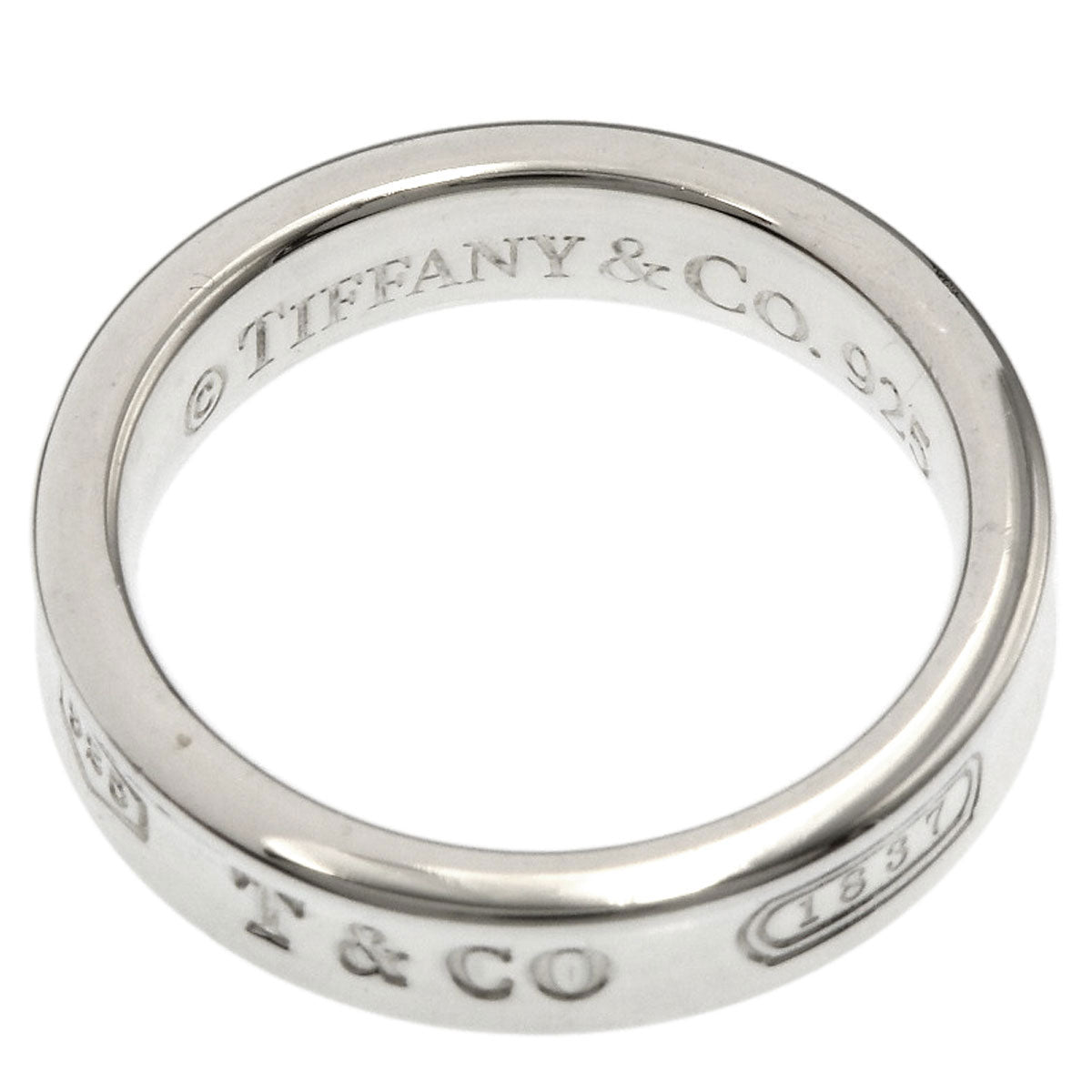TIFFANY&Co. 1837 Narrow Ring Silver Ladies [Used]