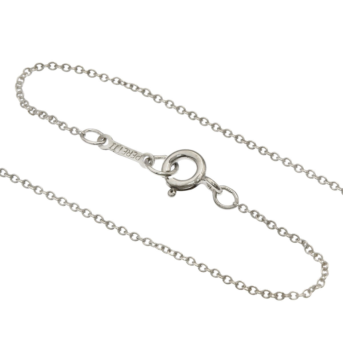 TIFFANY&Co. Full heart Necklace Silver Ladies [Used]