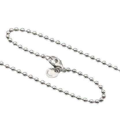 TIFFANY&Co. Return to oval tag Necklace Silver Ladies [Used]