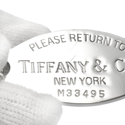 TIFFANY&Co. Return to oval tag Necklace Silver Ladies [Used]
