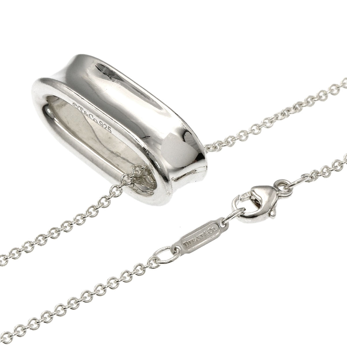 TIFFANY&Co. 1837 Oval Loop Necklace Silver Ladies [Used]