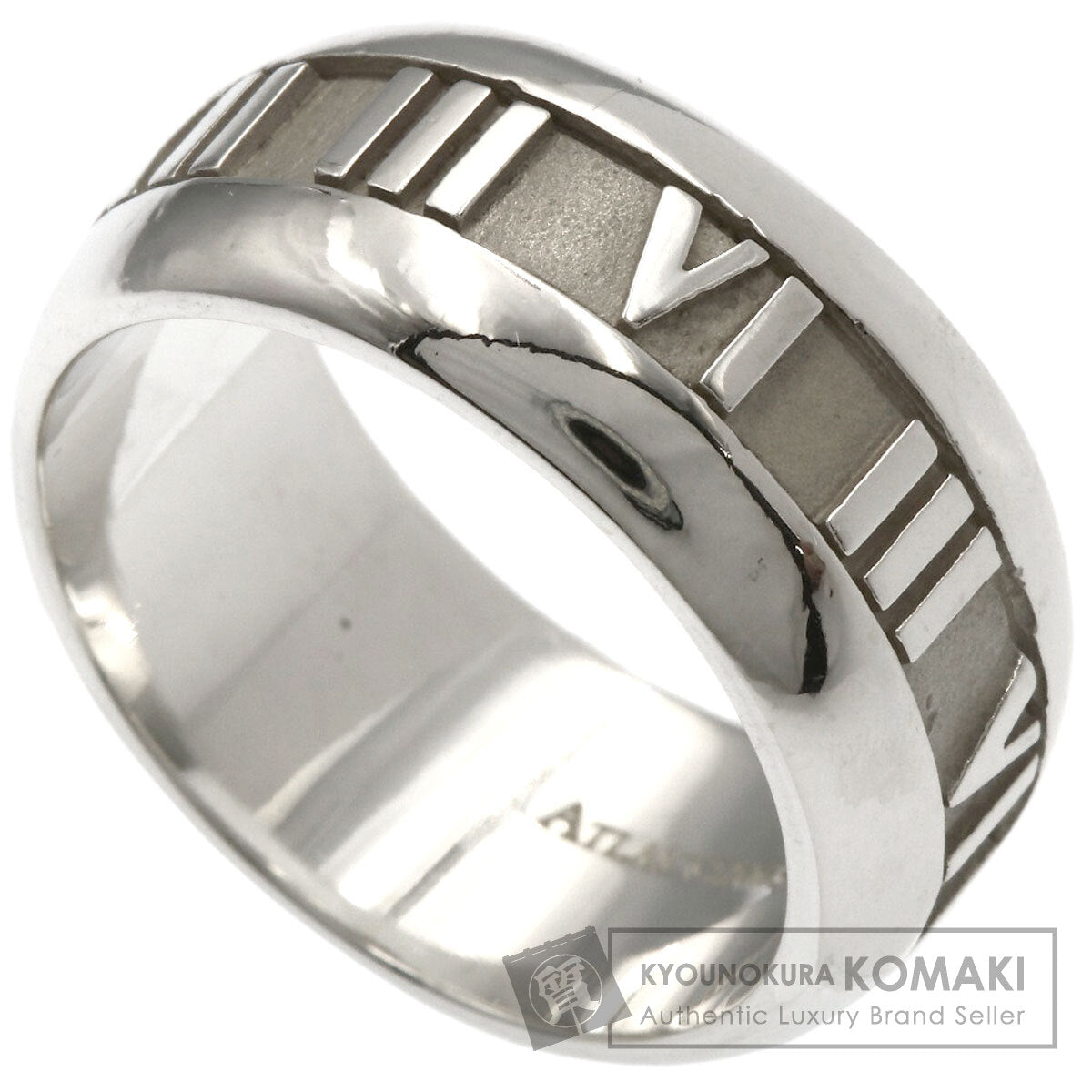 TIFFANY&Co. Atlas Ring Silver Ladies [Used]
