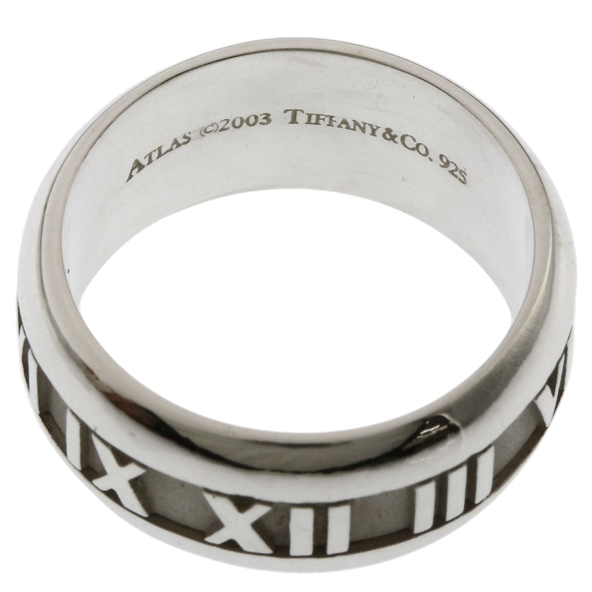 TIFFANY&Co. Atlas Ring Silver Ladies [Used]