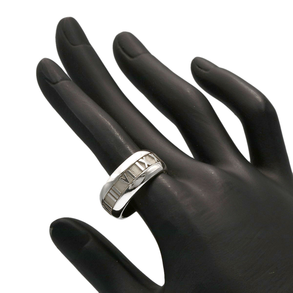 TIFFANY&Co. Atlas Ring Silver Ladies [Used]