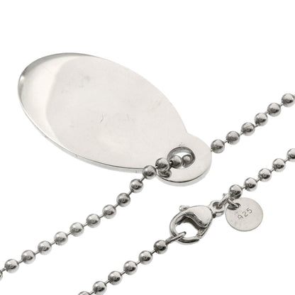 TIFFANY&Co. Return to oval tag Necklace Silver Ladies [Used]