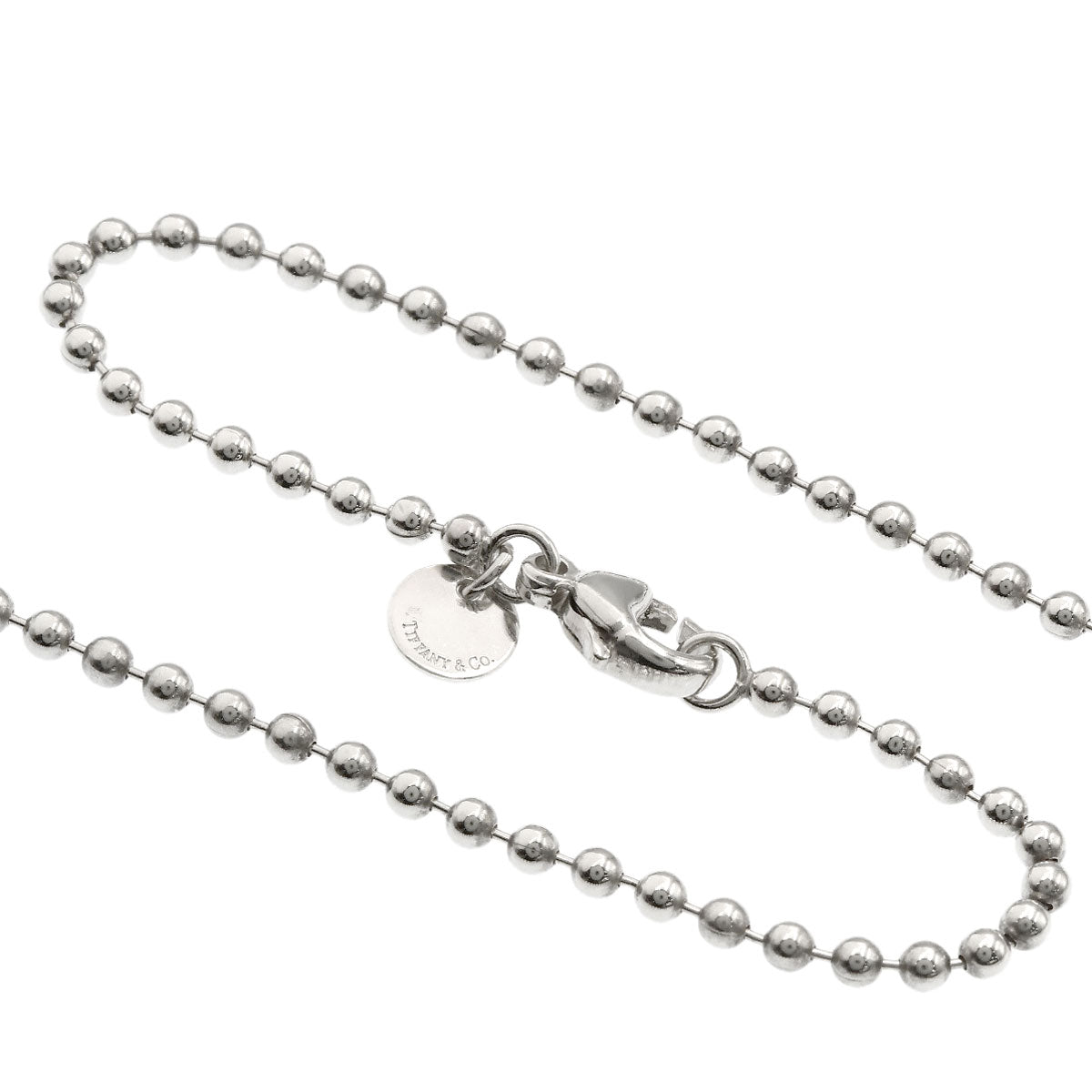 TIFFANY&Co. Return to oval tag Necklace Silver Ladies [Used]