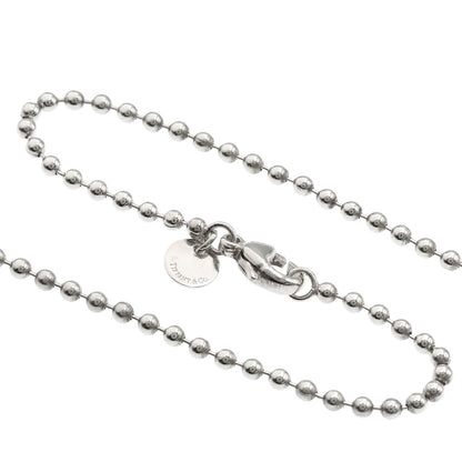 TIFFANY&Co. Return to oval tag Necklace Silver Ladies [Used]