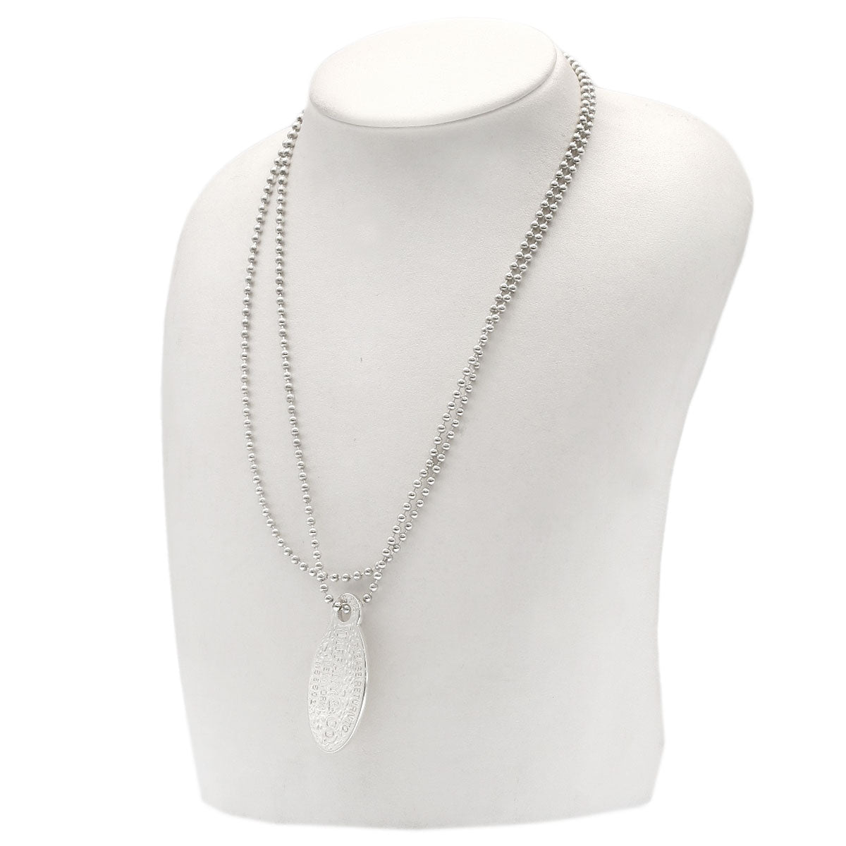 TIFFANY&Co. Return to oval tag Necklace Silver Ladies [Used]