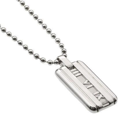 TIFFANY&Co. Atlas tag Necklace Silver Ladies [Used]