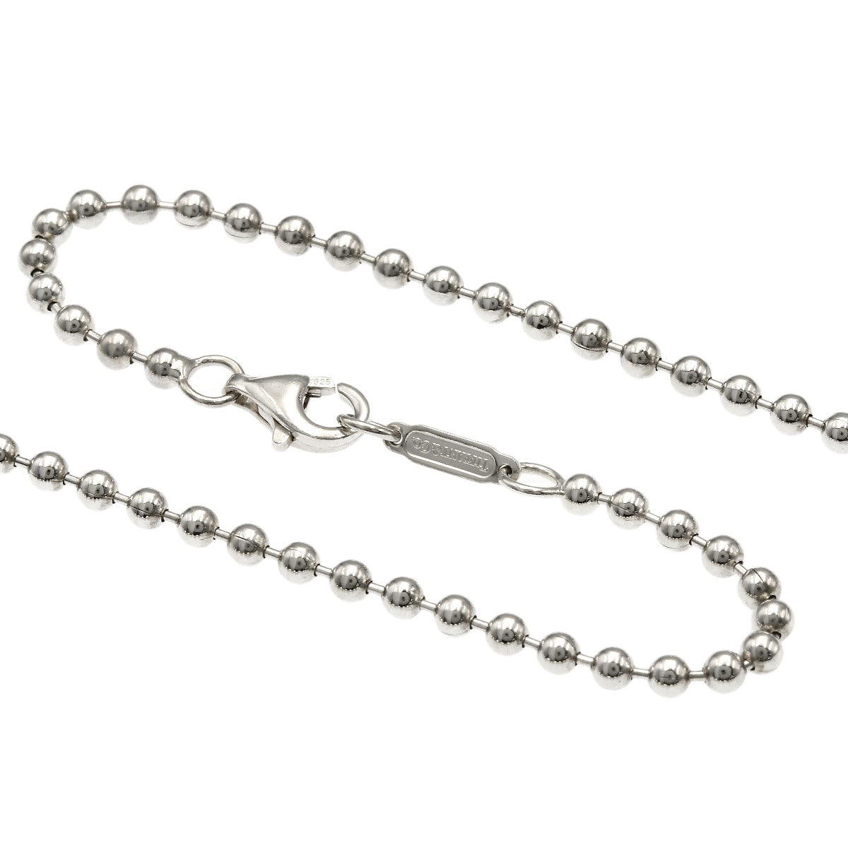 TIFFANY&Co. Atlas tag Necklace Silver Ladies [Used]