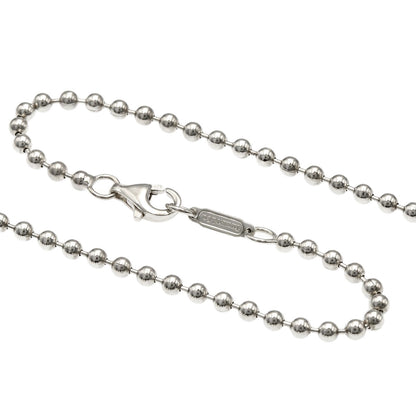 TIFFANY&Co. Atlas tag Necklace Silver Ladies [Used]