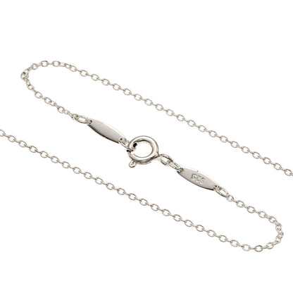 TIFFANY&Co. Open heart Necklace Silver Ladies [Used]