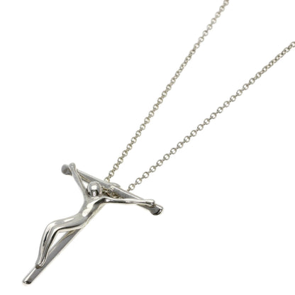 TIFFANY&Co. Crucifix Necklace Silver Ladies [Used]