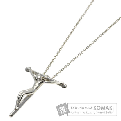 TIFFANY&Co. Crucifix Necklace Silver Ladies [Used]