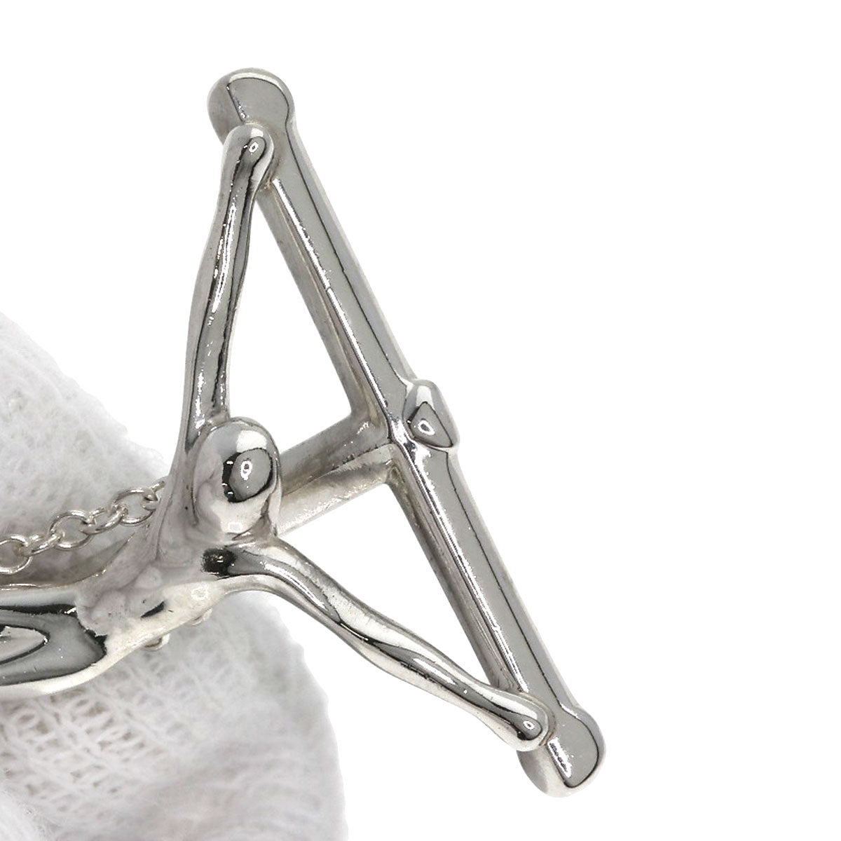 TIFFANY&Co. Crucifix Necklace Silver Ladies [Used]