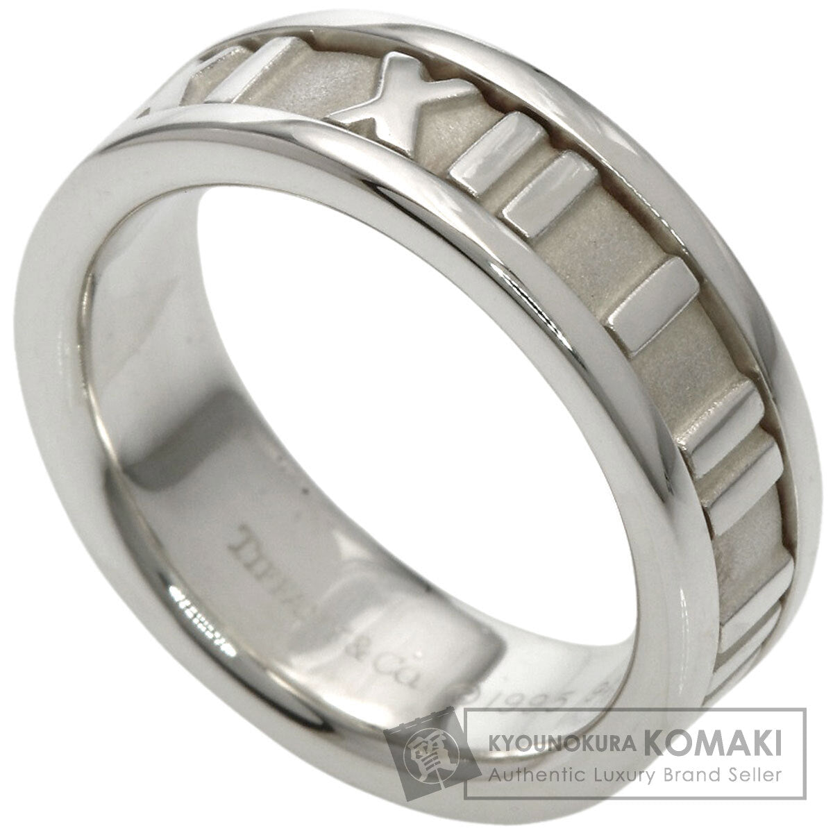 TIFFANY&Co. Atlas Ring Silver Ladies [Used]