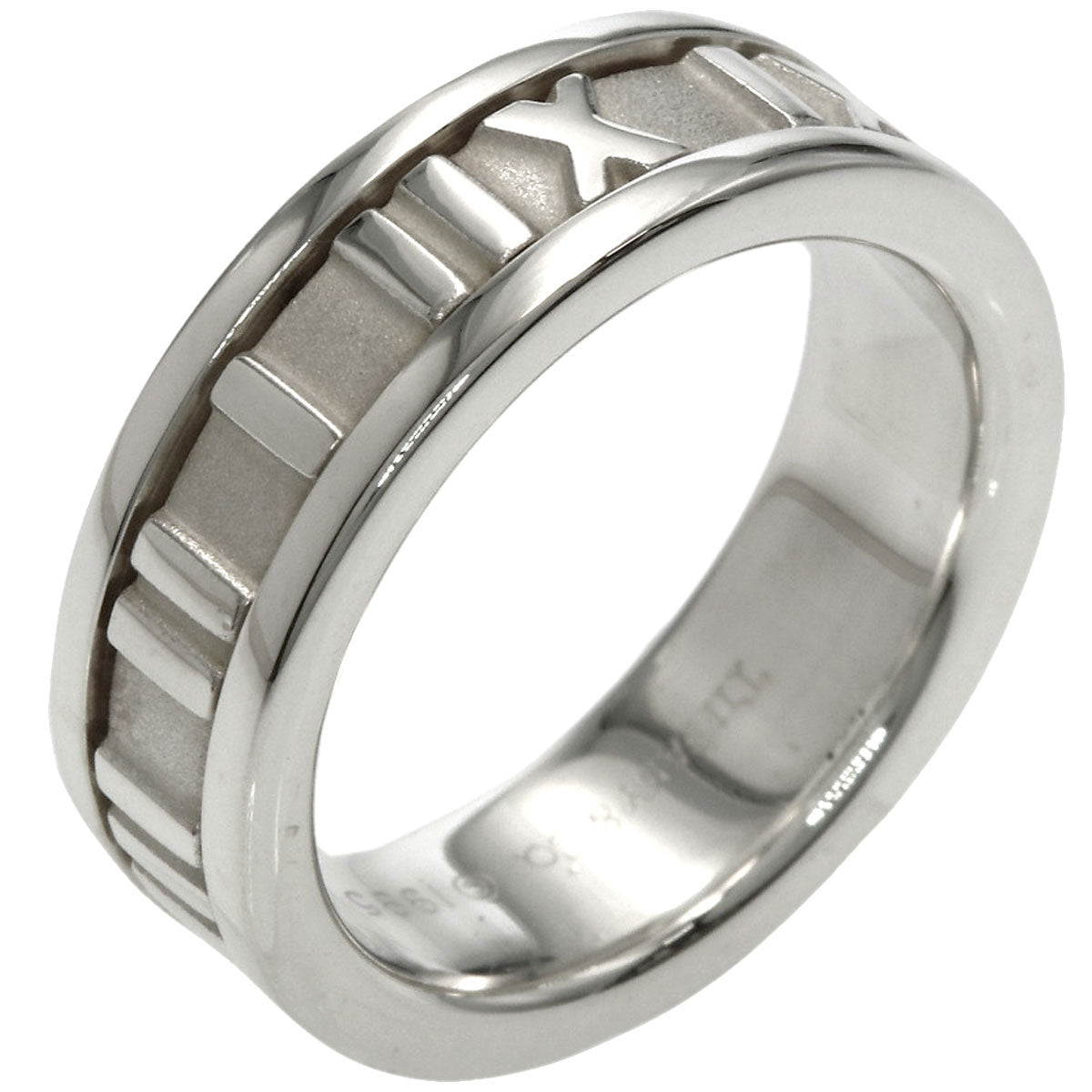 TIFFANY&Co. Atlas Ring Silver Ladies [Used]