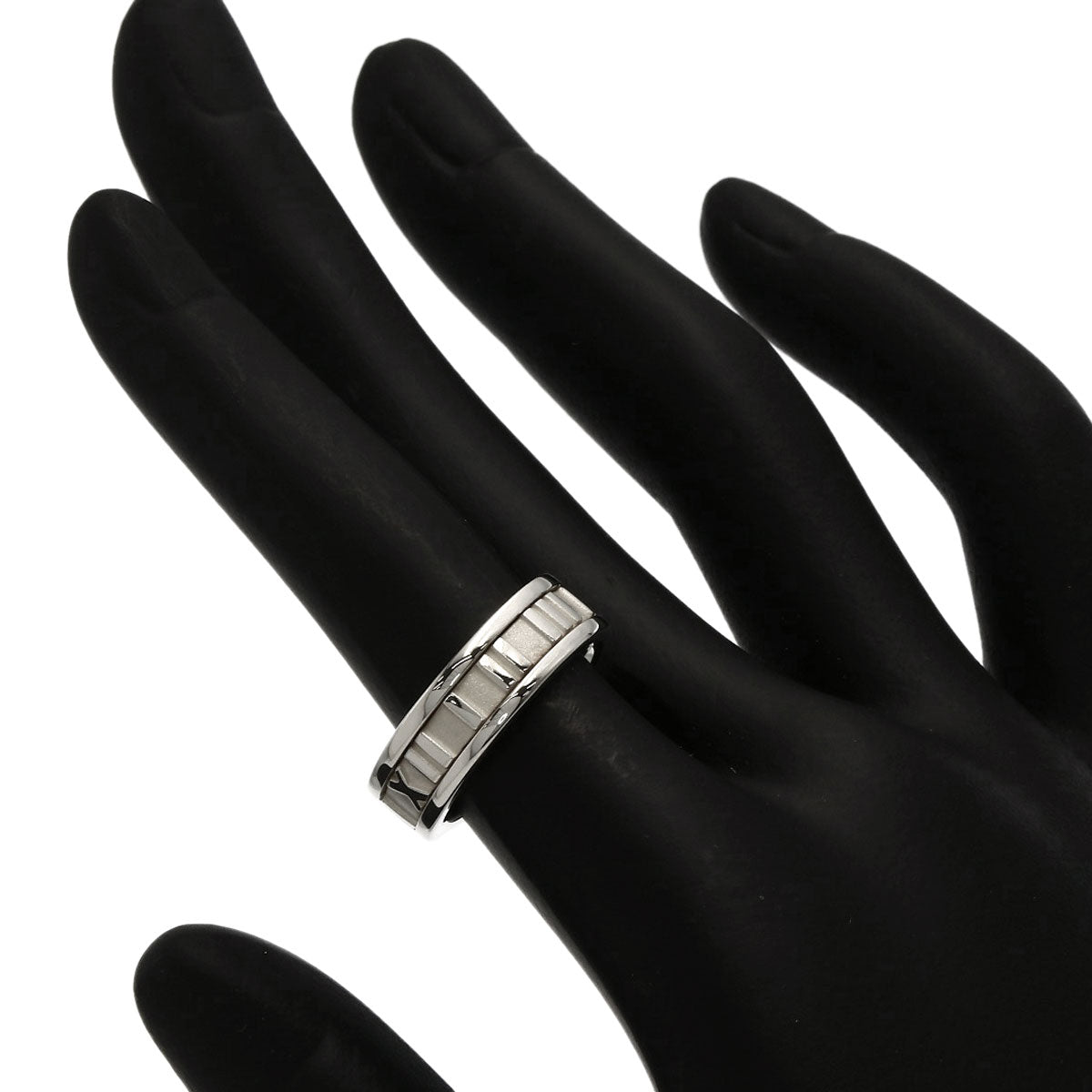 TIFFANY&Co. Atlas Ring Silver Ladies [Used]