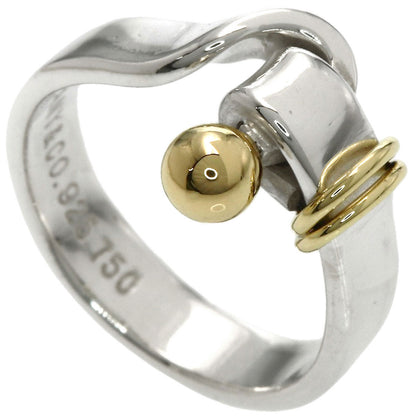 TIFFANY&Co. Hook & Eye Ring Silver 18K Yellow GoldLadies [Used]