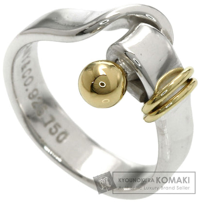 TIFFANY&Co. Hook & Eye Ring Silver 18K Yellow GoldLadies [Used]