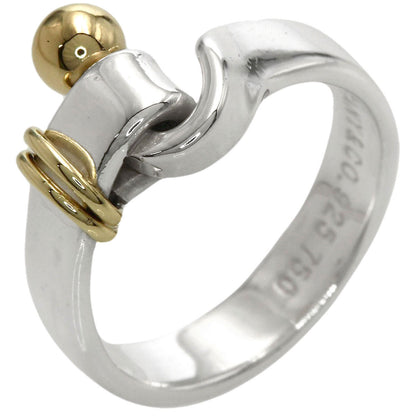 TIFFANY&Co. Hook & Eye Ring Silver 18K Yellow GoldLadies [Used]