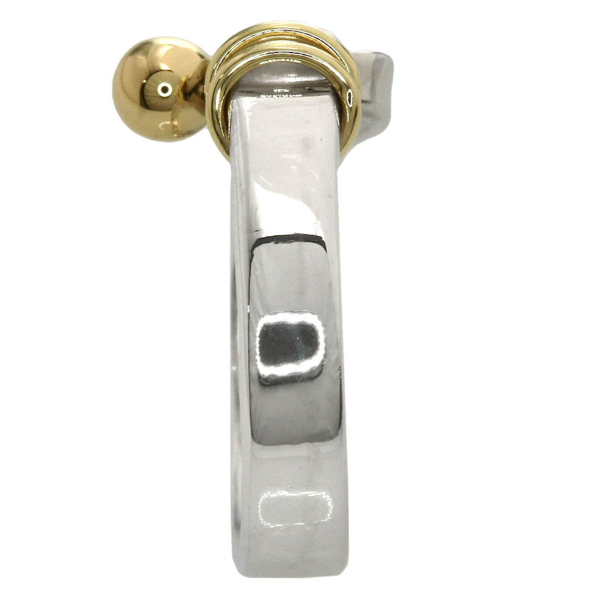 TIFFANY&Co. Hook & Eye Ring Silver 18K Yellow GoldLadies [Used]