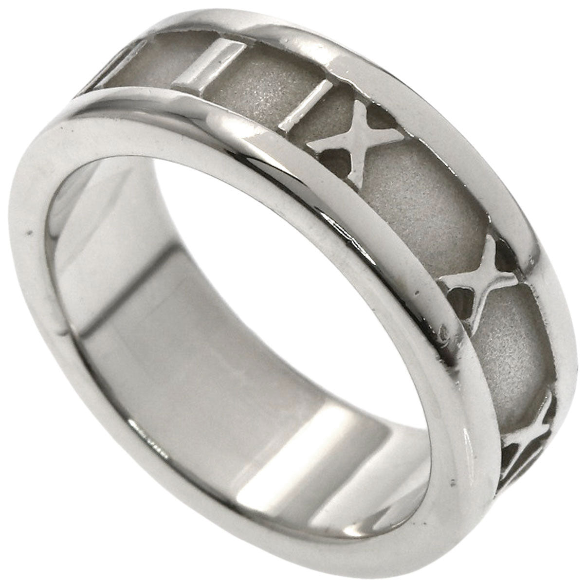 TIFFANY&Co. Atlas Ring Silver Ladies [Used]