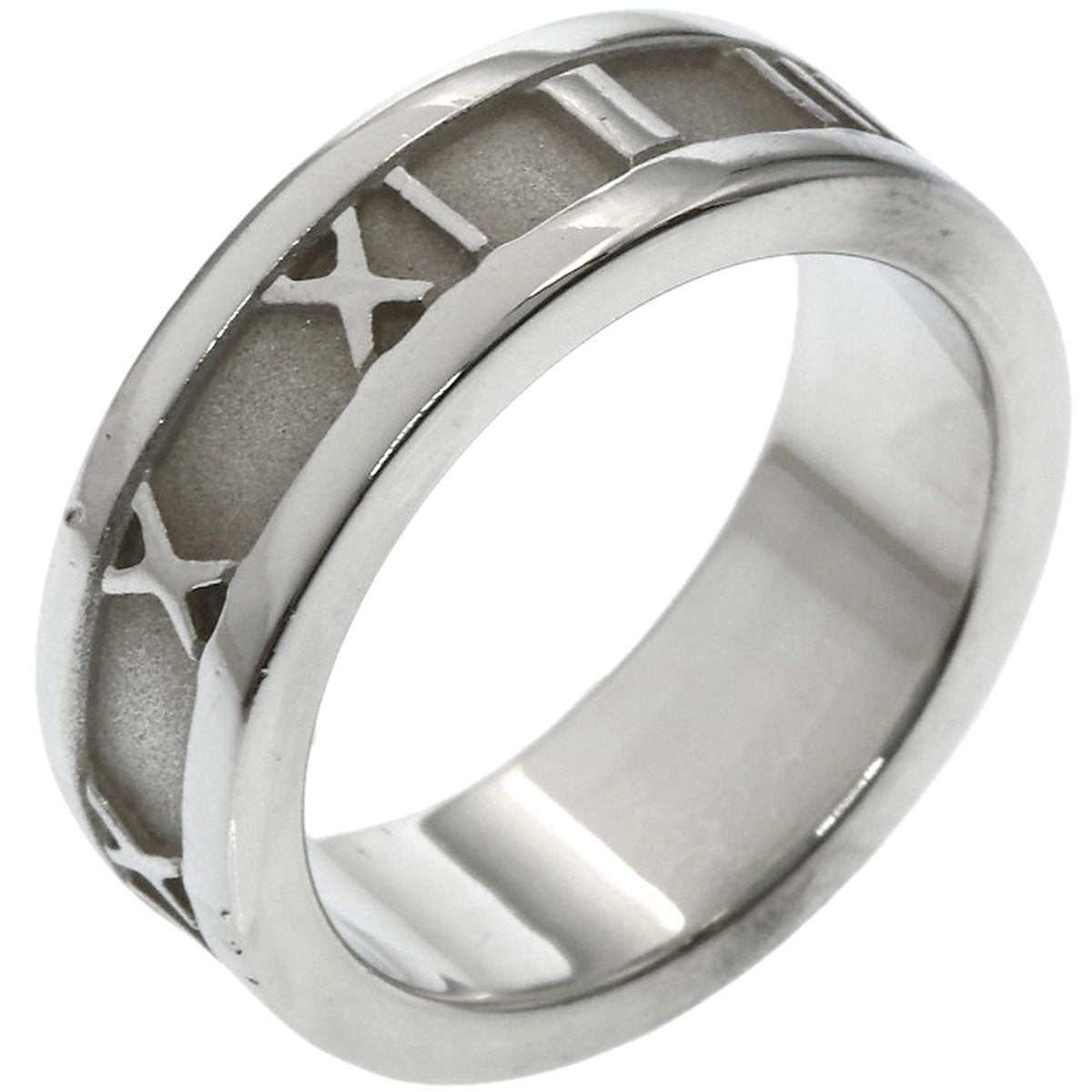 TIFFANY&Co. Atlas Ring Silver Ladies [Used]
