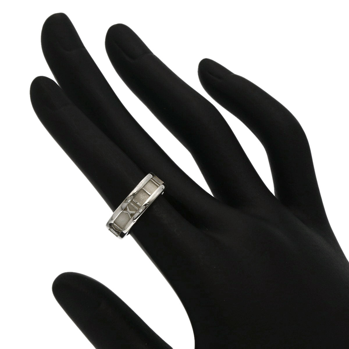 TIFFANY&Co. Atlas Ring Silver Ladies [Used]