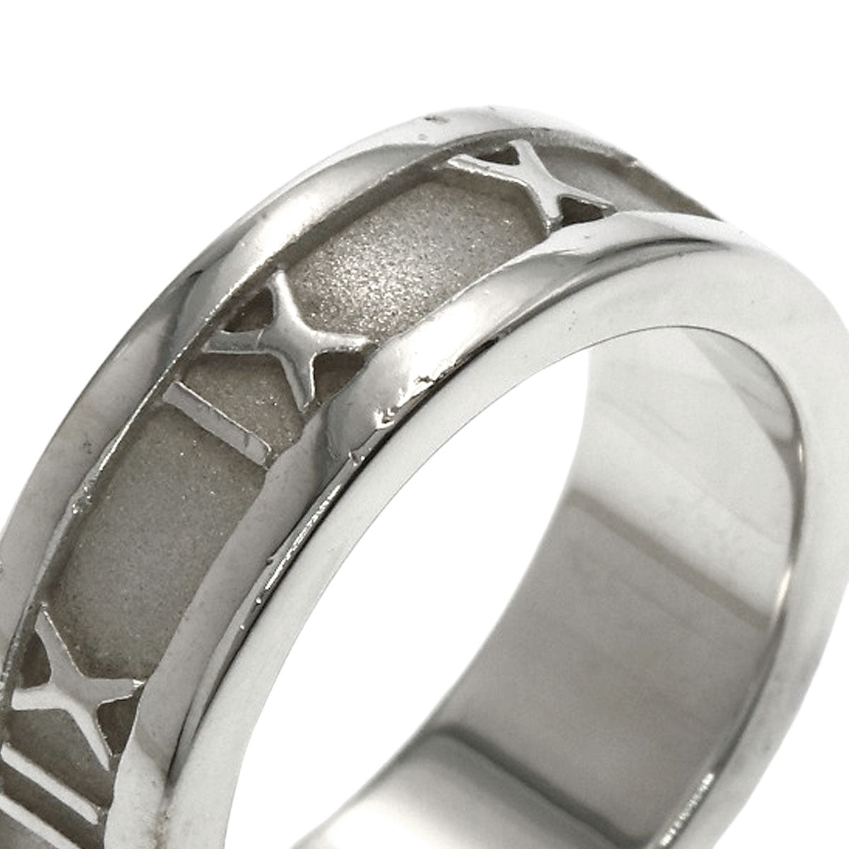 TIFFANY&Co. Atlas Ring Silver Ladies [Used]