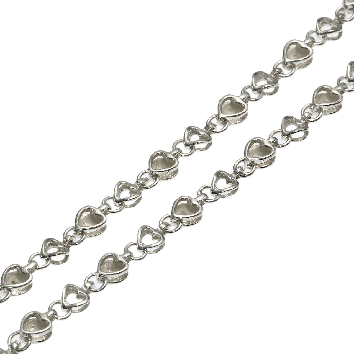 TIFFANY&Co. Puff heart Necklace Silver Ladies [Used]