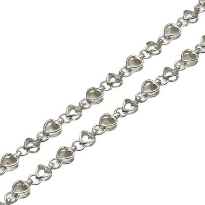 TIFFANY&Co. Puff heart Necklace Silver Ladies [Used]