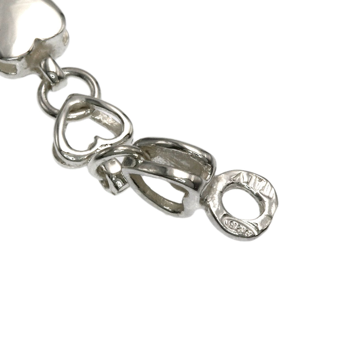 TIFFANY&Co. Puff heart Necklace Silver Ladies [Used]