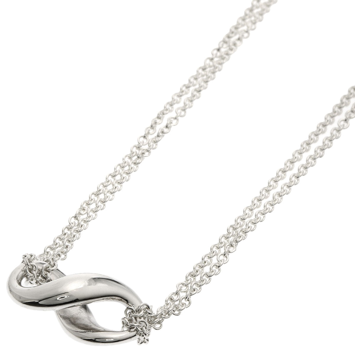 TIFFANY&Co. Figure Eight Necklace Silver Ladies [Used]