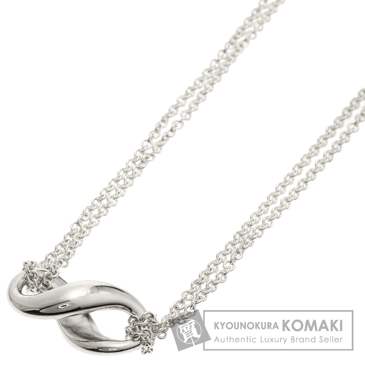 TIFFANY&Co. Figure Eight Necklace Silver Ladies [Used]