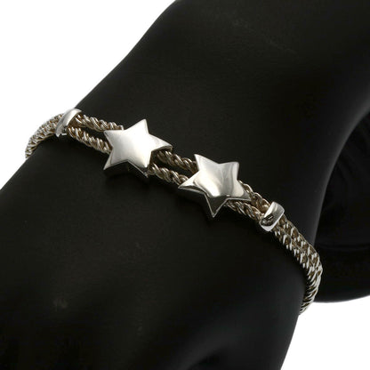 TIFFANY&Co. Vintage Star Double Rope Bracelet Silver Ladies [Used]