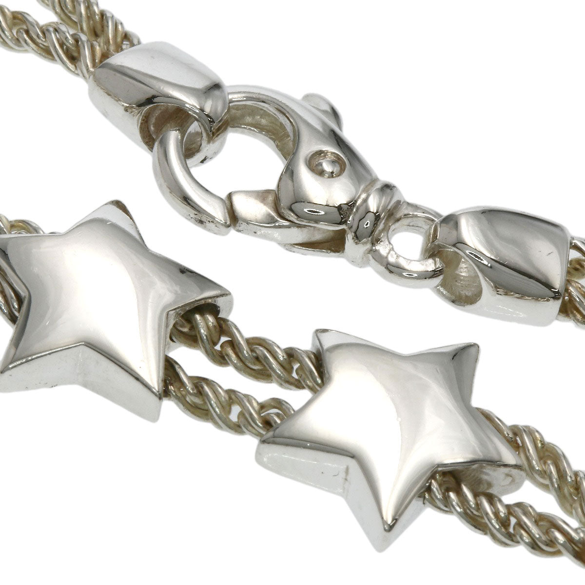 TIFFANY&Co. Vintage Star Double Rope Bracelet Silver Ladies [Used]
