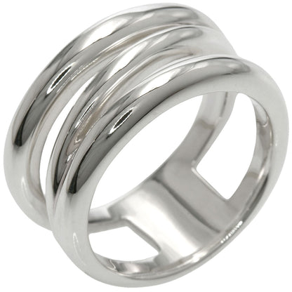 TIFFANY&Co. Diagonal Ring Silver Ladies [Used]
