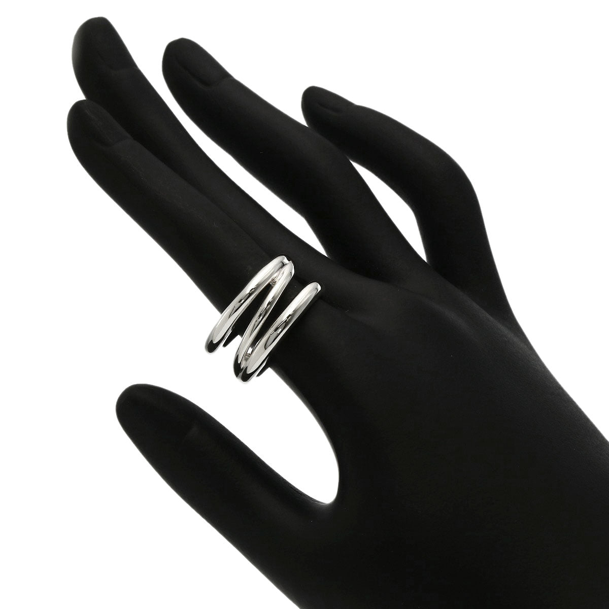 TIFFANY&Co. Diagonal Ring Silver Ladies [Used]
