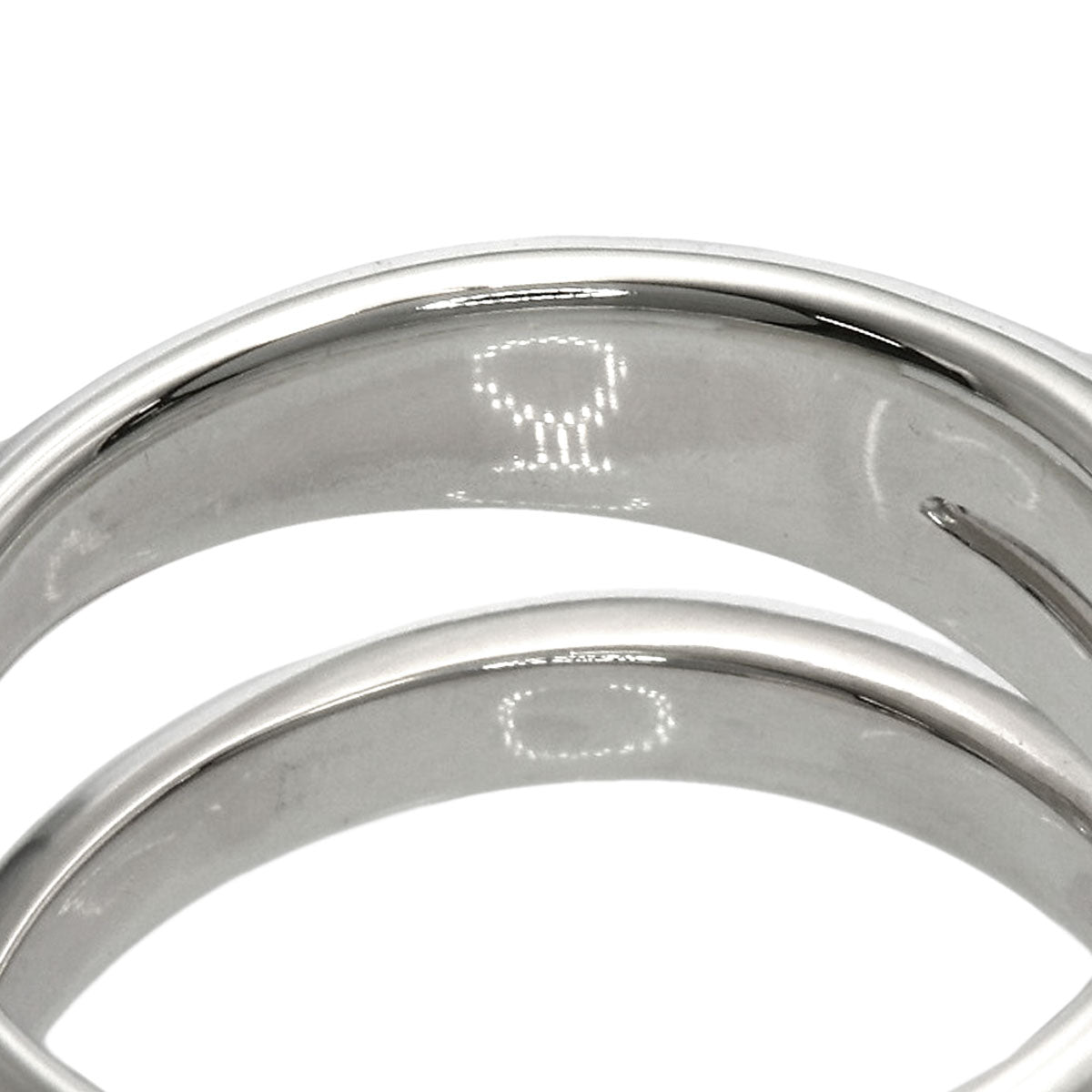 TIFFANY&Co. Diagonal Ring Silver Ladies [Used]