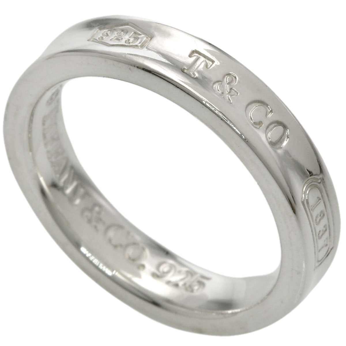 TIFFANY&Co. 1837 Narrow Ring Silver Ladies [Used]