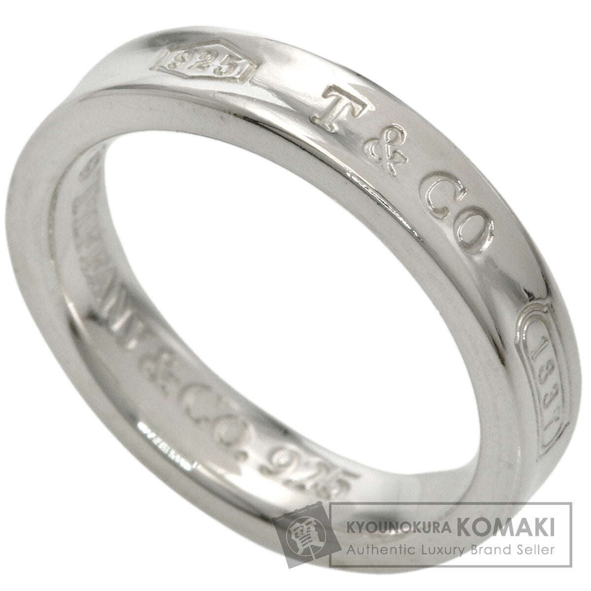 TIFFANY&Co. 1837 Narrow Ring Silver Ladies [Used]