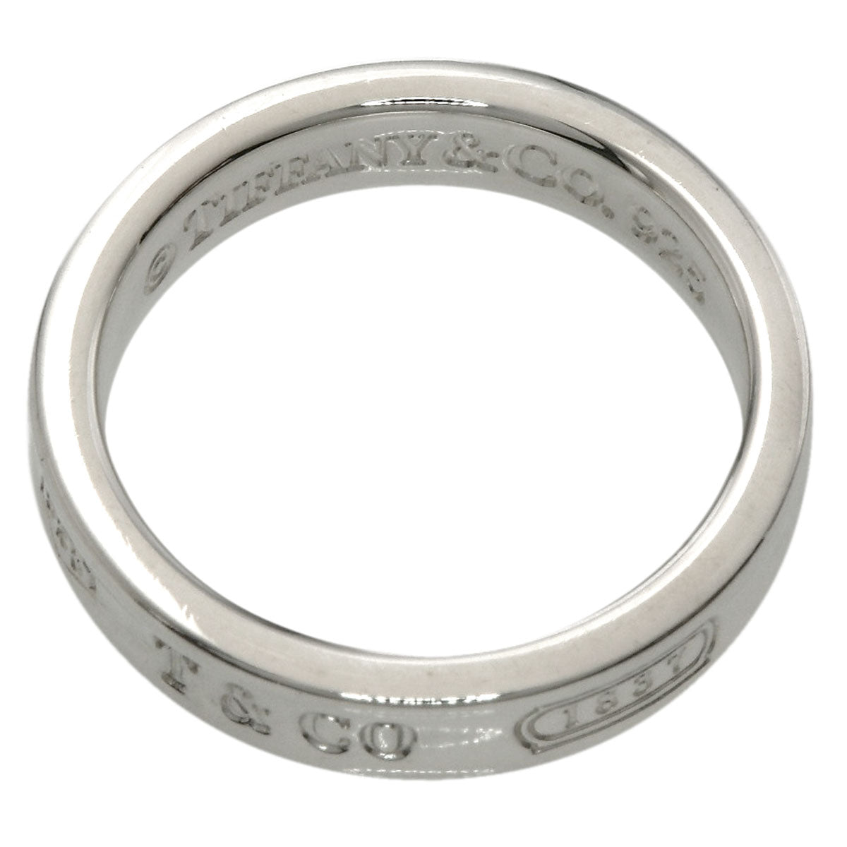 TIFFANY&Co. 1837 Narrow Ring Silver Ladies [Used]